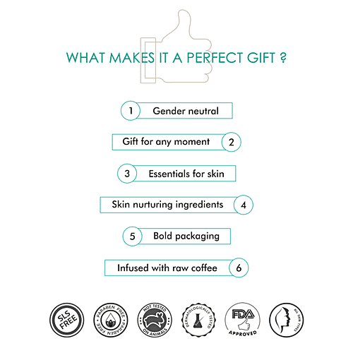 mCaffeine Be Date Ready Body Polishing Gift Kit, 3 pcs