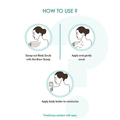 mCaffeine Be Date Ready Body Polishing Gift Kit, 3 pcs