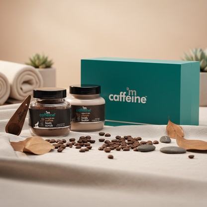 mCaffeine Be Date Ready Body Polishing Gift Kit, 3 pcs