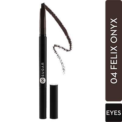 Sugar Cosmetics Arch Arrival Brow Definer - For Dark Black Hair, 3.5 g 04 Felix Onyx