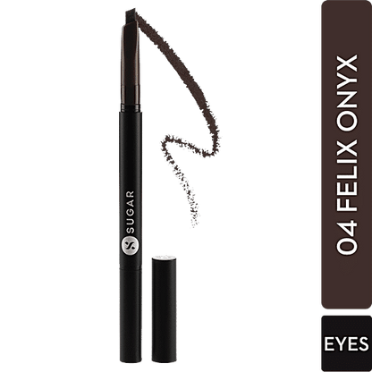 Sugar Cosmetics Arch Arrival Brow Definer - For Dark Black Hair, 3.5 g 04 Felix Onyx