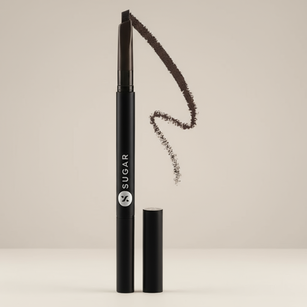 Sugar Cosmetics Arch Arrival Brow Definer - For Dark Black Hair, 3.5 g 04 Felix Onyx