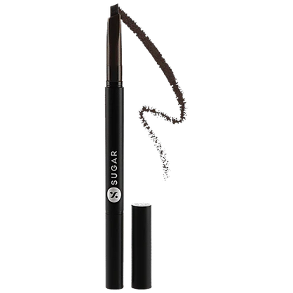 Sugar Cosmetics Arch Arrival Brow Definer - For Dark Black Hair, 3.5 g 04 Felix Onyx