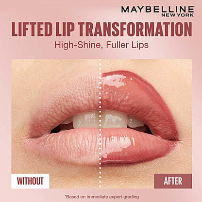 Maybelline New York Lifter Gloss - Moisturizing, Tinted Lip Gloss, With Hyaluronic Acid, Non-Sticky Formula, 5.4 ml Pearl