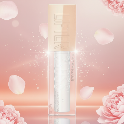 Maybelline New York Lifter Gloss - Moisturizing, Tinted Lip Gloss, With Hyaluronic Acid, Non-Sticky Formula, 5.4 ml Pearl