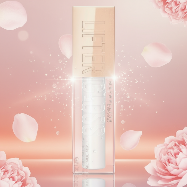 Maybelline New York Lifter Gloss - Moisturizing, Tinted Lip Gloss, With Hyaluronic Acid, Non-Sticky Formula, 5.4 ml Pearl