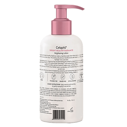 Cetaphil Bright Healthy Radiance - Brightness Lotion, Reduces Dark Spots, Instantly Smoothens, 245 ml