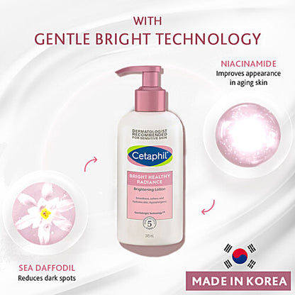 Cetaphil Bright Healthy Radiance - Brightness Lotion, Reduces Dark Spots, Instantly Smoothens, 245 ml