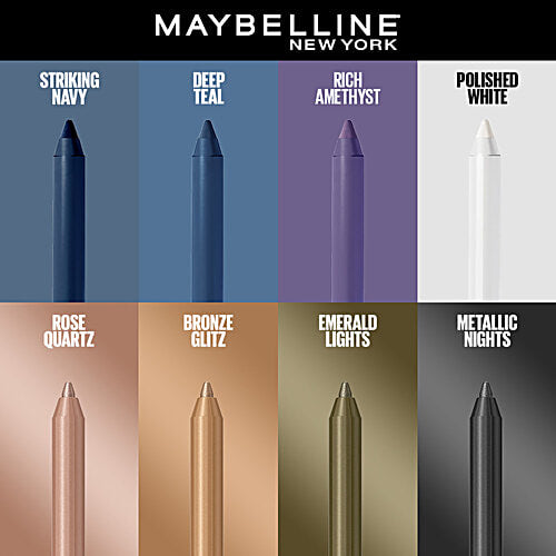 Maybelline New York Tattoo Studio Gel Color Eye Pencil, 1.2 g Metallic Nights