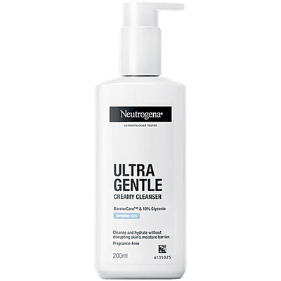 Neutrogena Ultra Gentle Creamy Cleanser, (200ml)