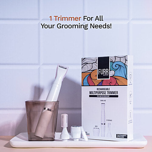 Furr By Pee Safe Rechargable Multipurpose Trimmer For Women, 1 Unit