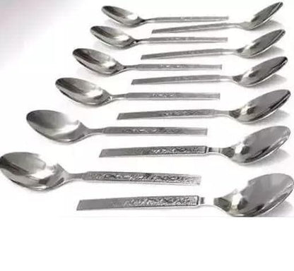 steel spoons for multipurpose use (24pcs) - HalfPe