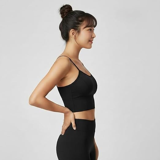 Everyday Wireless Lightly Padded Support Shaper Sports Bra for Women Soft Cup Full Coverage Easy Peasy Slip Bra Yoga Gym Activewear dainty