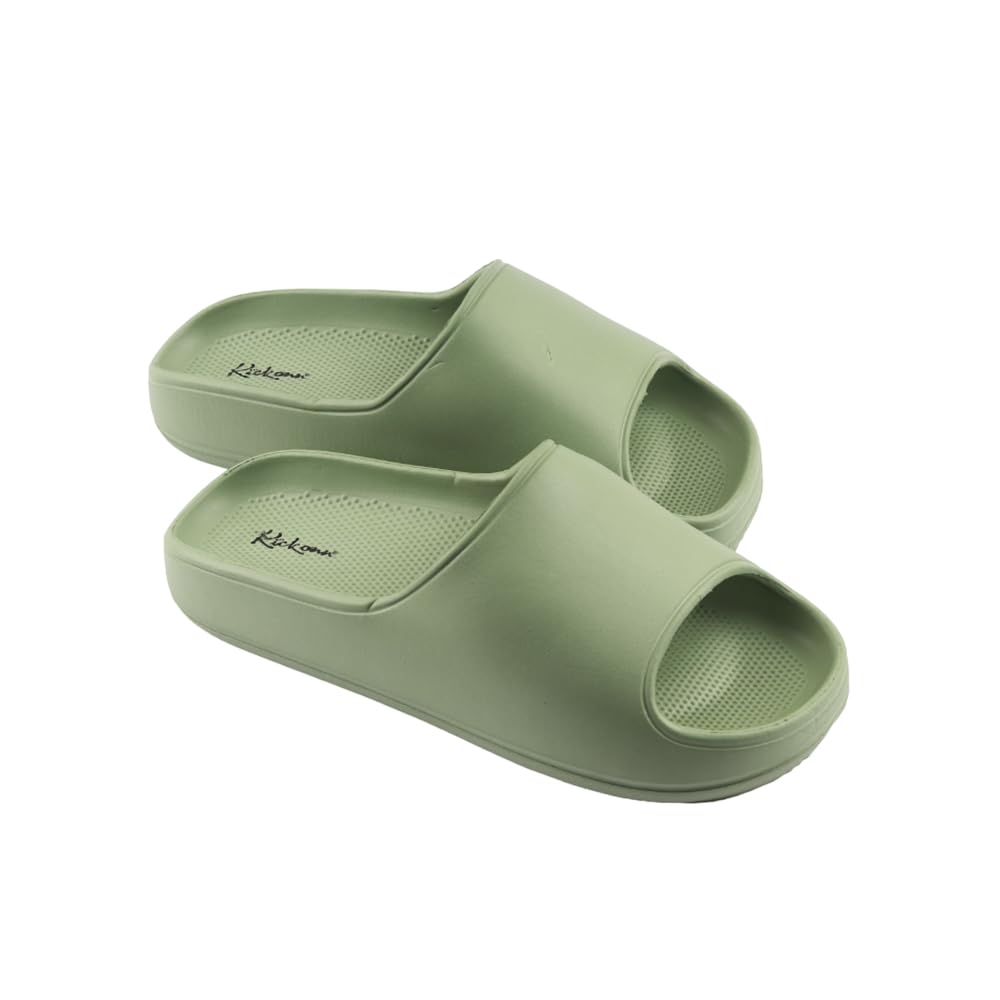 Indifeet Casual Sliders for Women - Green - Image 5