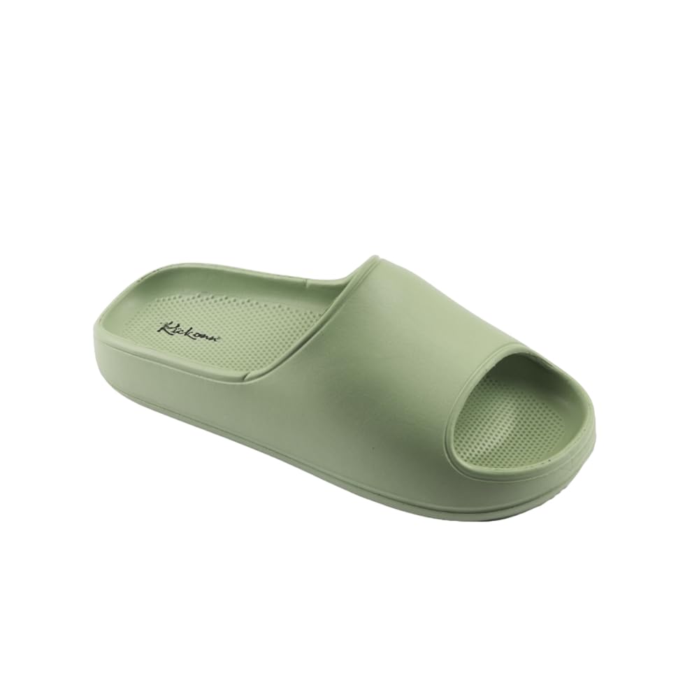 Indifeet Casual Sliders for Women - Green - Image 1