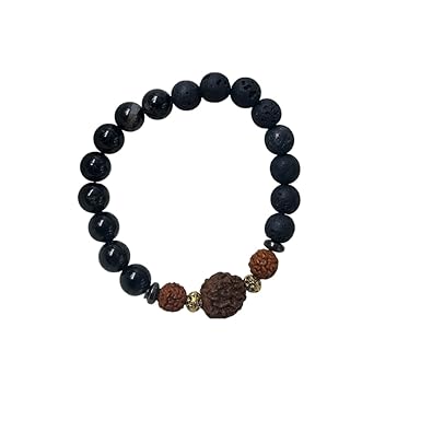 Original Karungli Health Bracelet Black Ebony Wood Karungli Bracelet Pack of 1, Ideal for Men and Women | 100% Natural Unpolished Ebony