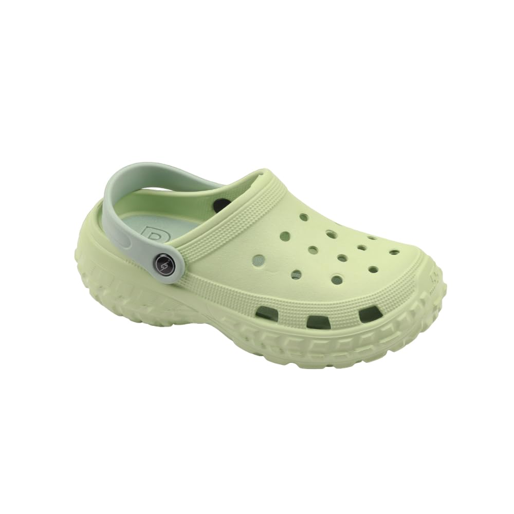 Indifeet Casual Waterproof Clog Shoes for Women - Green - Image 8