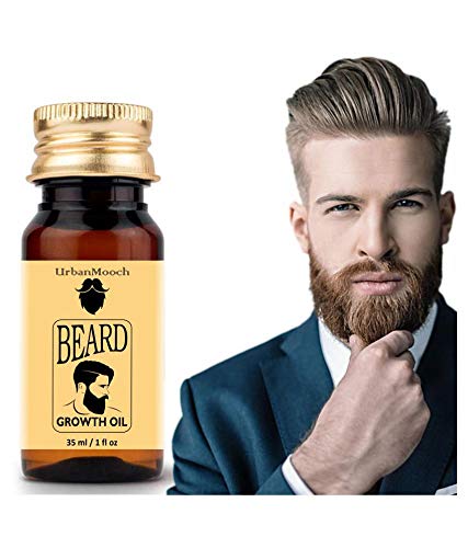 UrbanMooch Organic Beard Growth Oil & Mustache Growth Oil, 35Ml Lohiya Retails