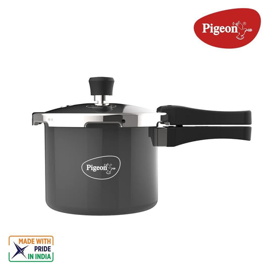 Pigeon Hard Anodized Pressure cooker (Capacity: 2.5 ltr) - HalfPe