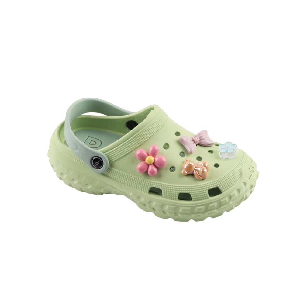 Indifeet Casual Waterproof Clog Shoes for Women - Green - Image 13