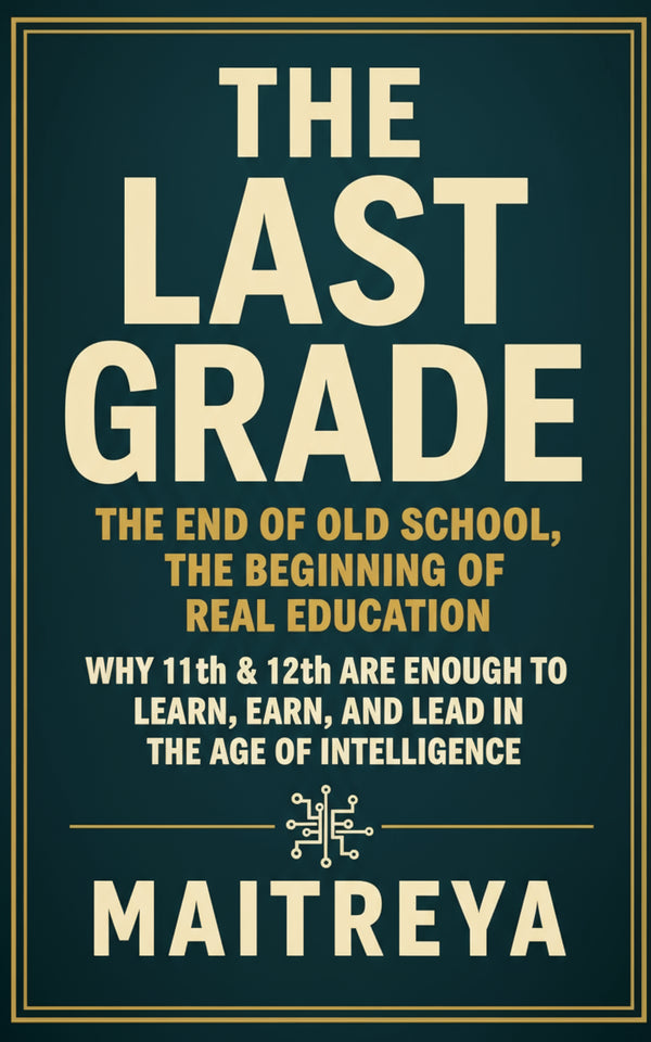 The Last Grade: The End of Old School, The Beginning of Real Education: Why 11th & 12th Are Enough to Learn, Earn, and Lead in the Age of Intelligence (Instant ebook)