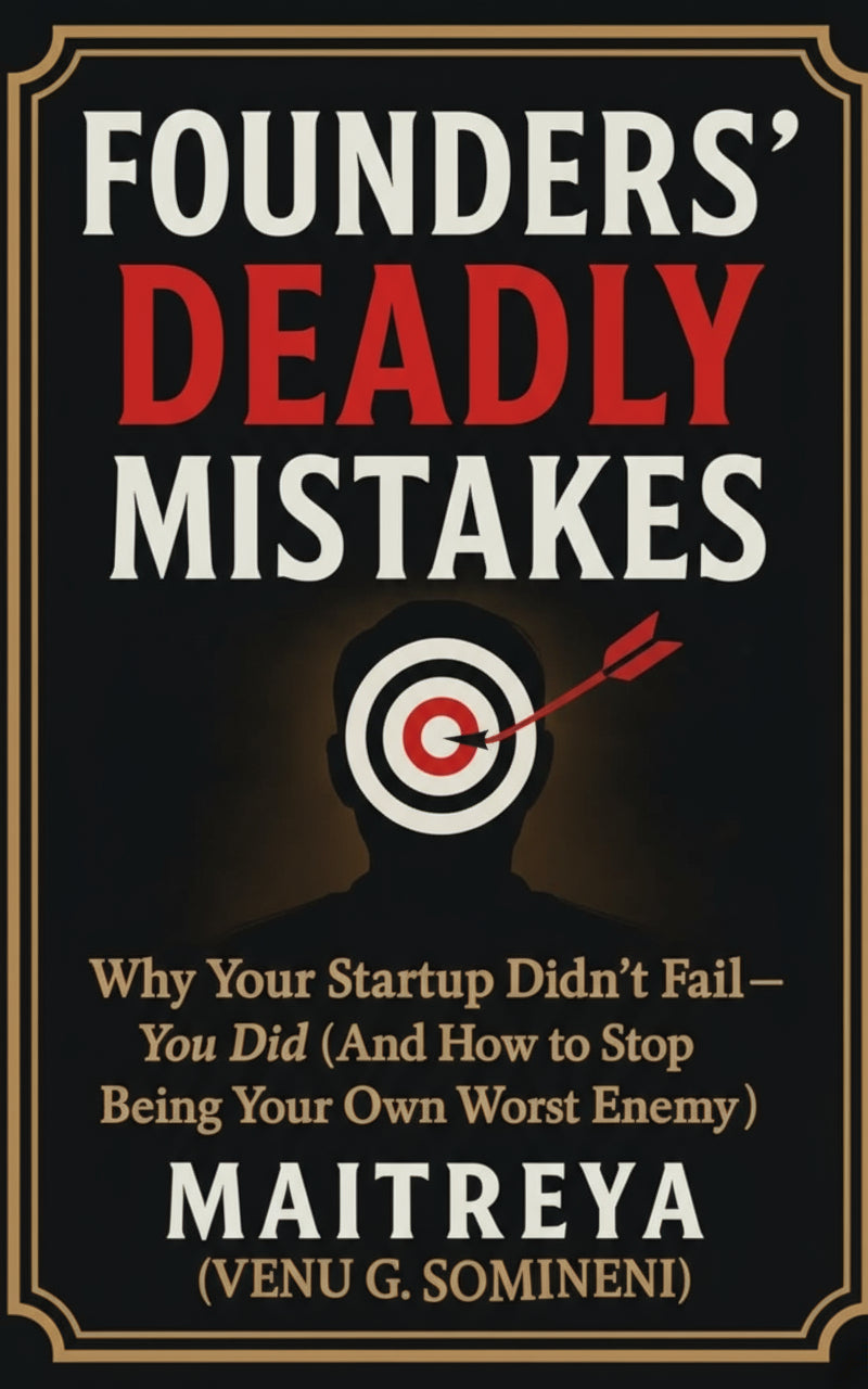 Founders’ Deadly Mistakes: Why Your Startup Didn’t Fail—You Did (And How to Stop Being Your Own Worst Enemy) ( Instant eBook)