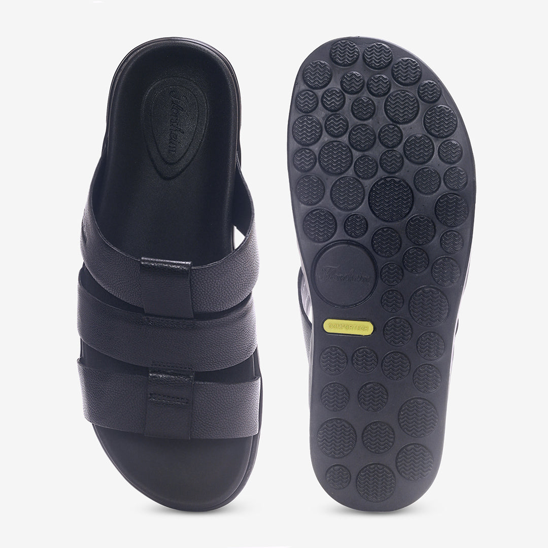 Florsheim Men Black Sandals - Herred 2