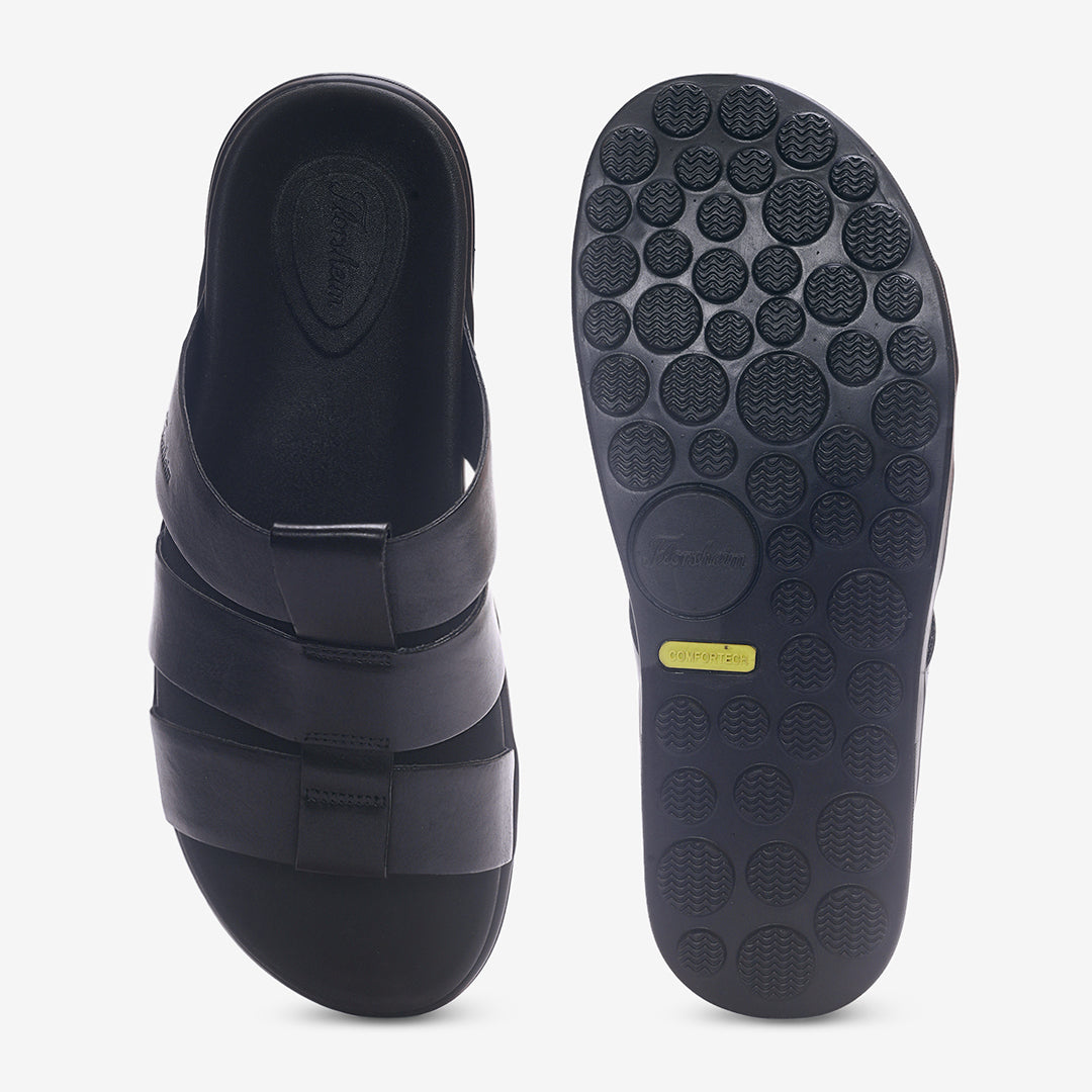 Florsheim Men Black Sandals - Herred 3