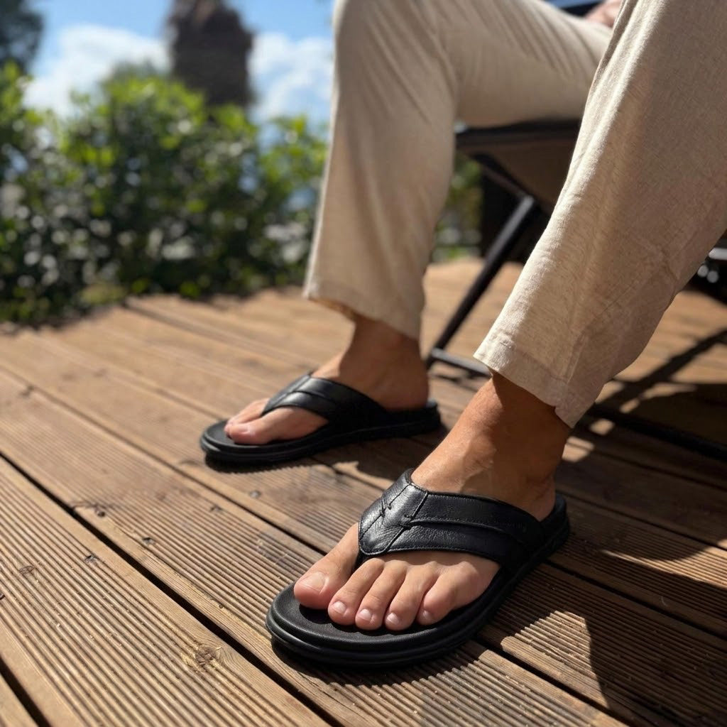 Florsheim Men Black Sandals - Kriss