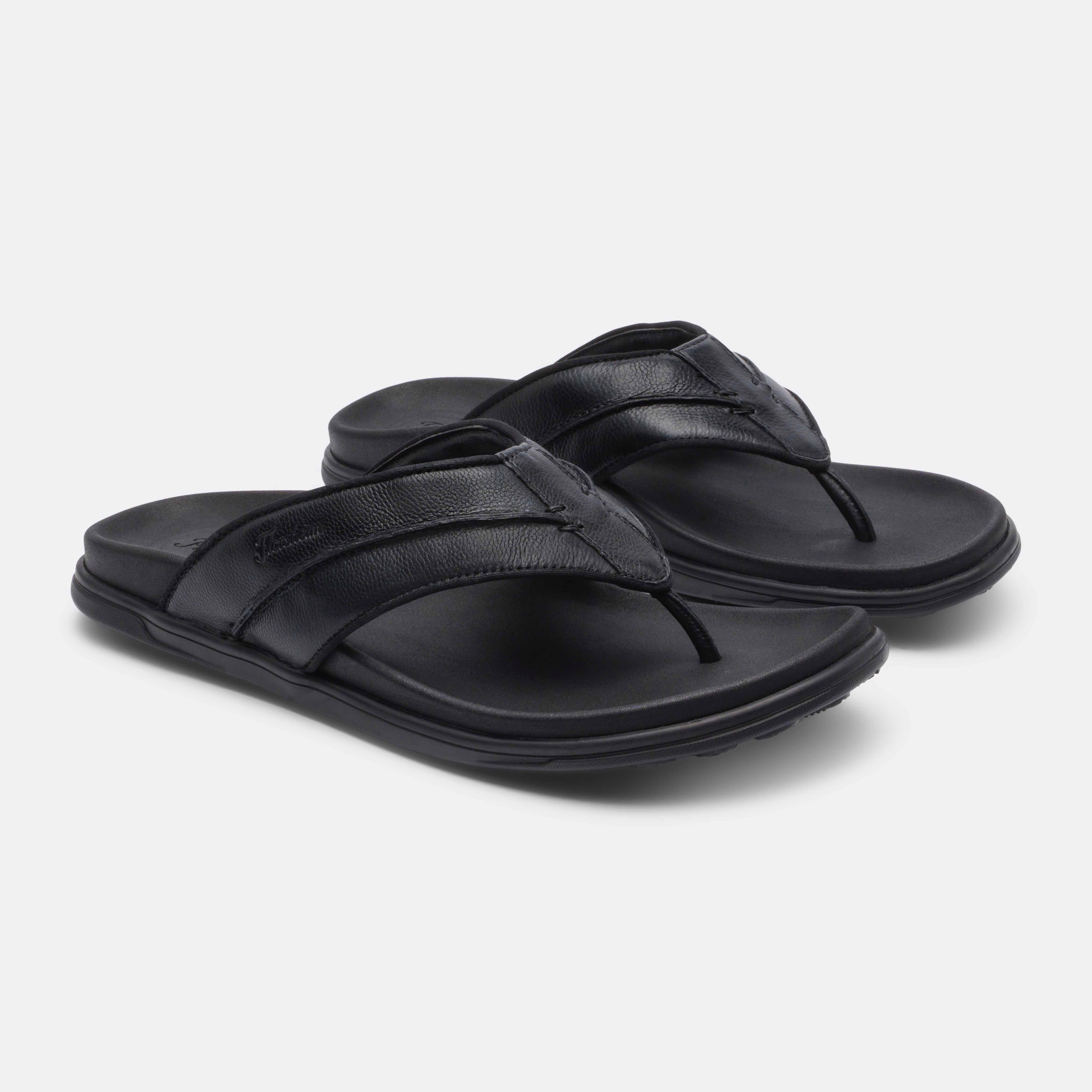Florsheim Men Black Sandals - Kriss 2