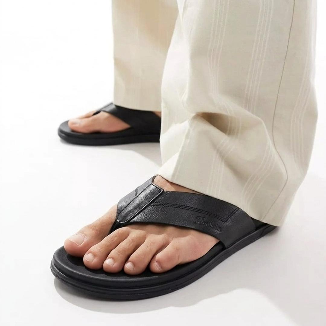 Florsheim Men Black Sandals - Rowley 1