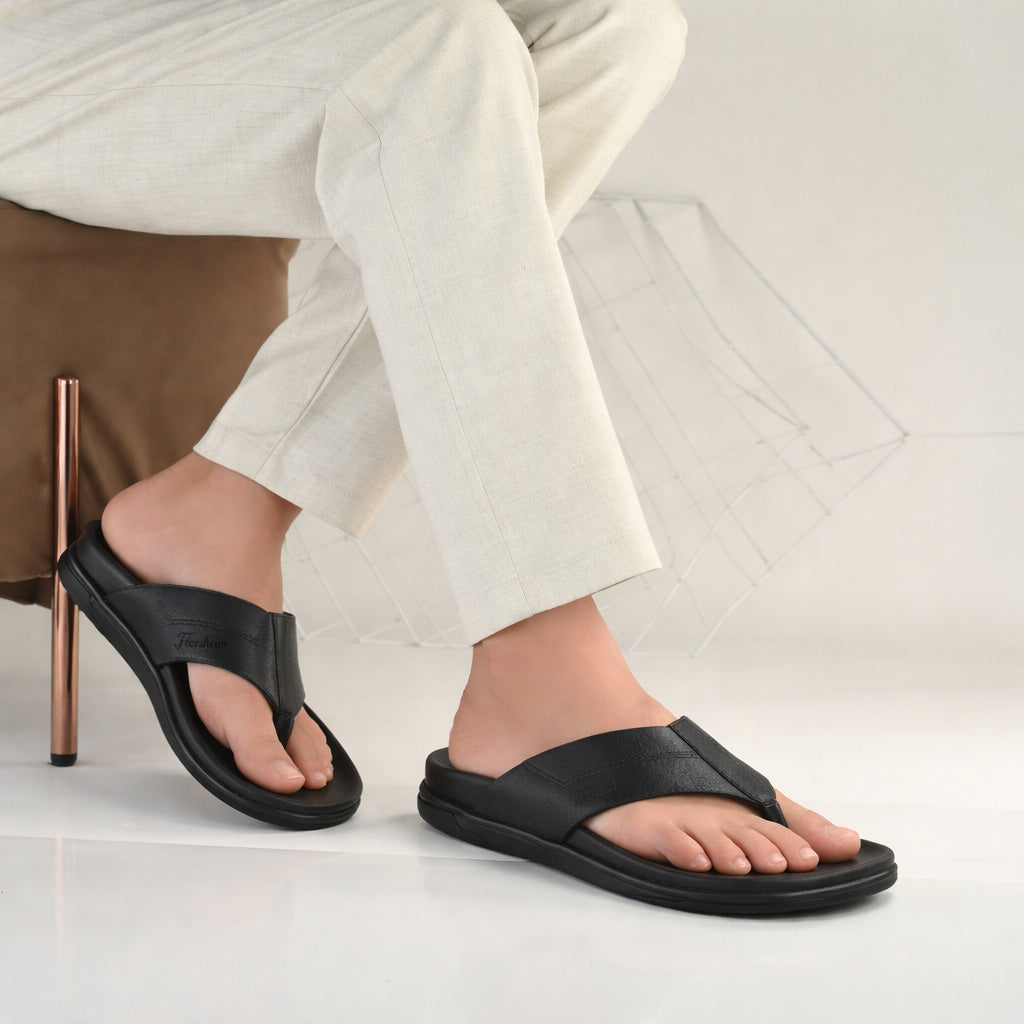 Florsheim Men Black Sandals - Rowley 2