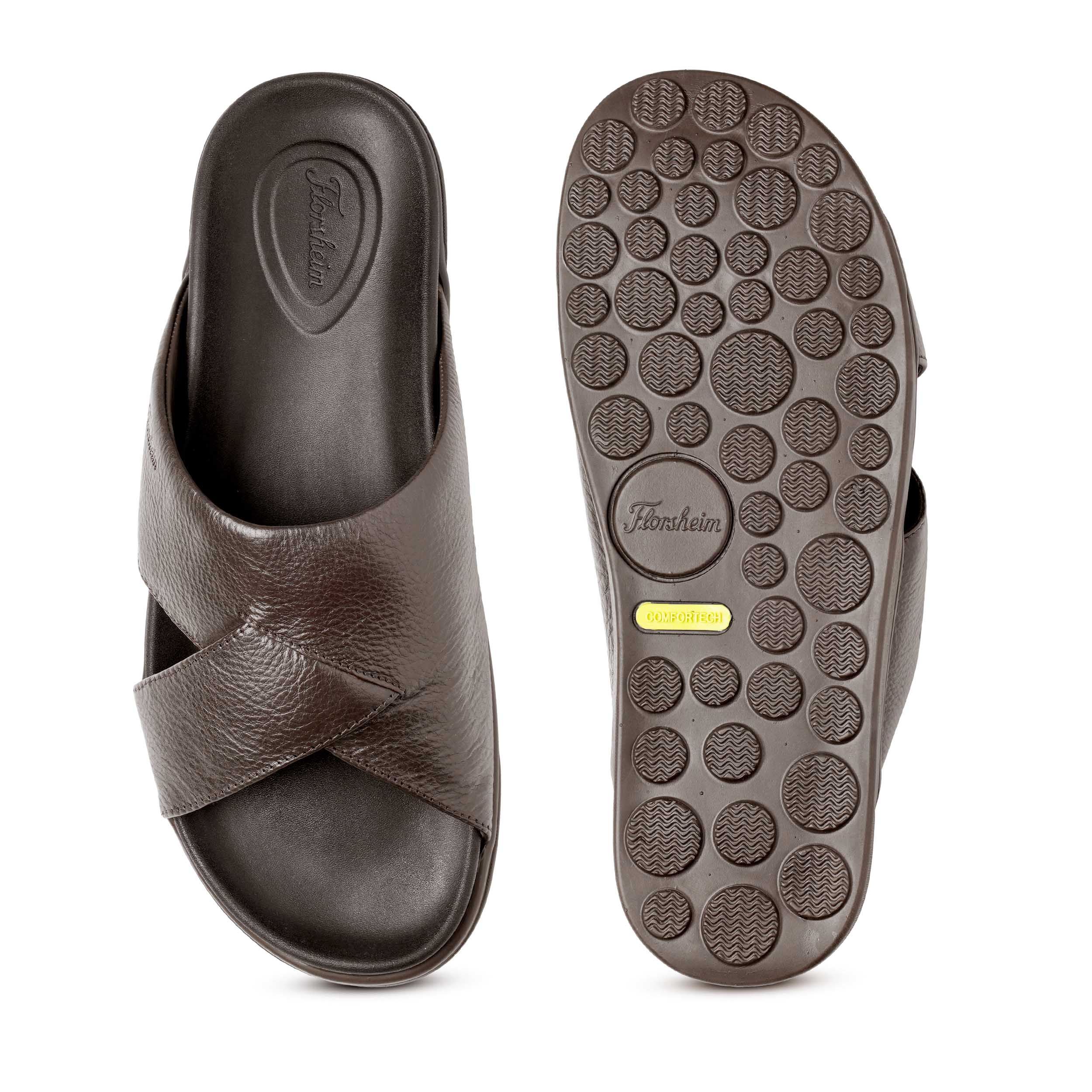 The Stark Brown Men Slider Florsheim