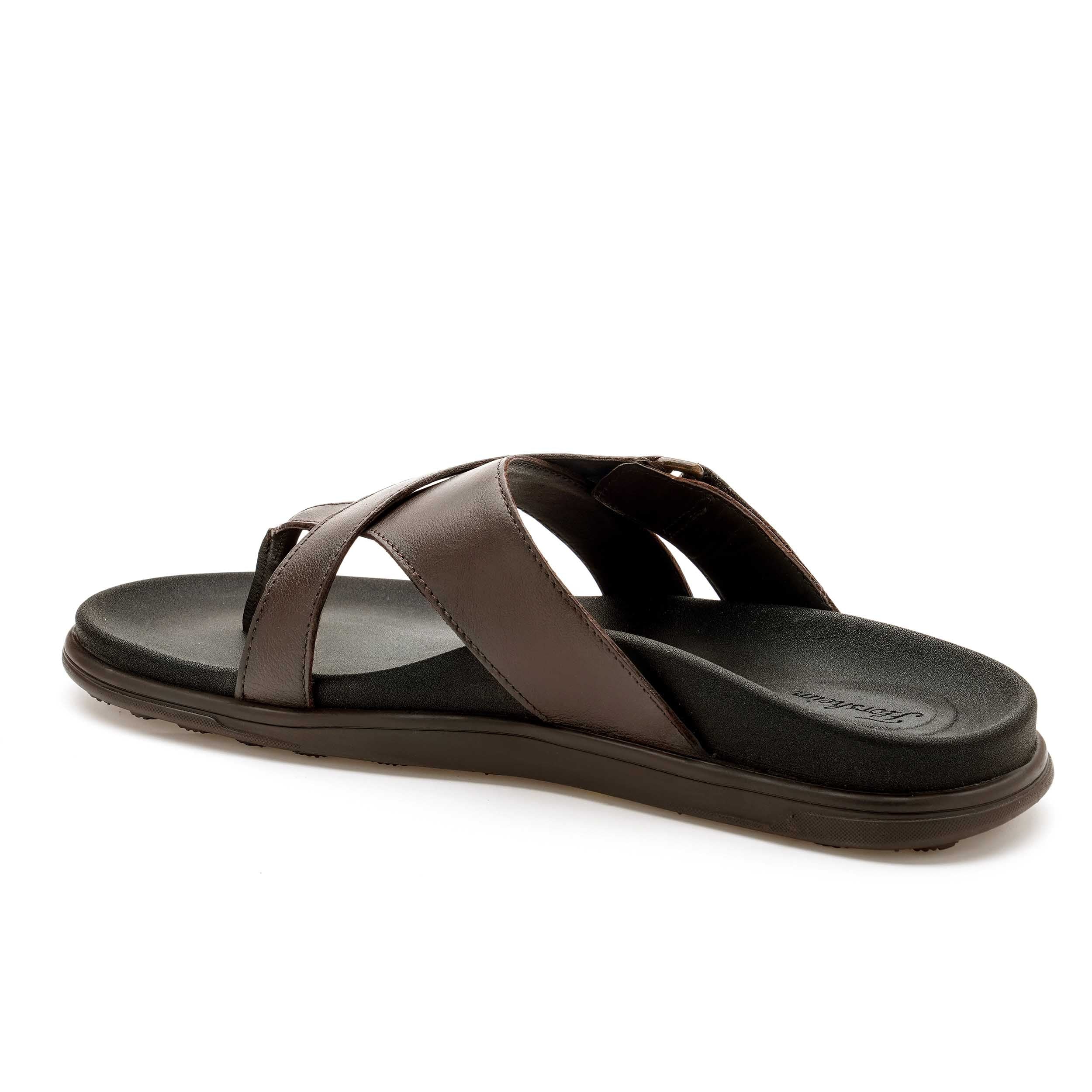 The Comet Brown Men Slipper Florsheim
