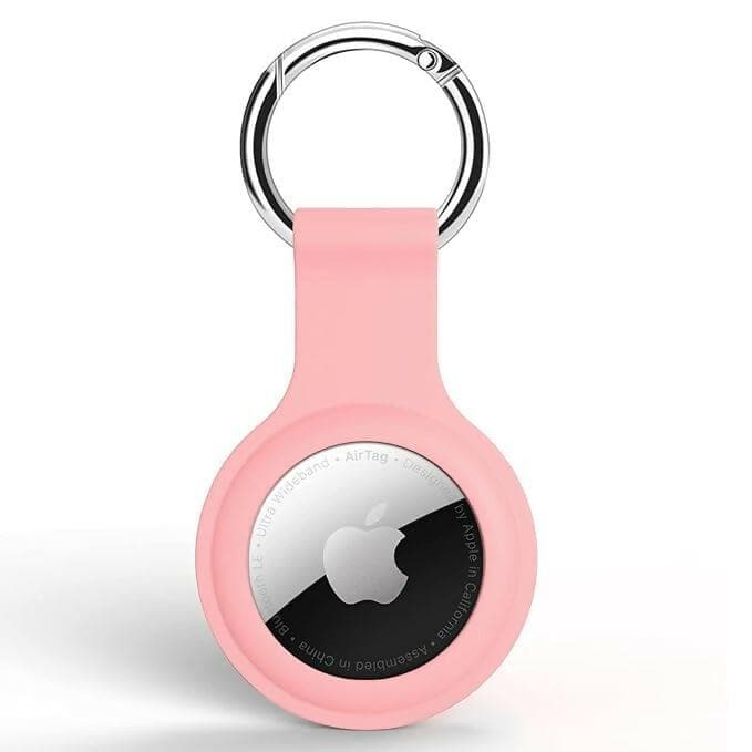 SQUIF Airtag Silicone Case Protective Cover for Airtag Case Locator Tracker Anti-Lost Device Keychain Protection - HalfPe