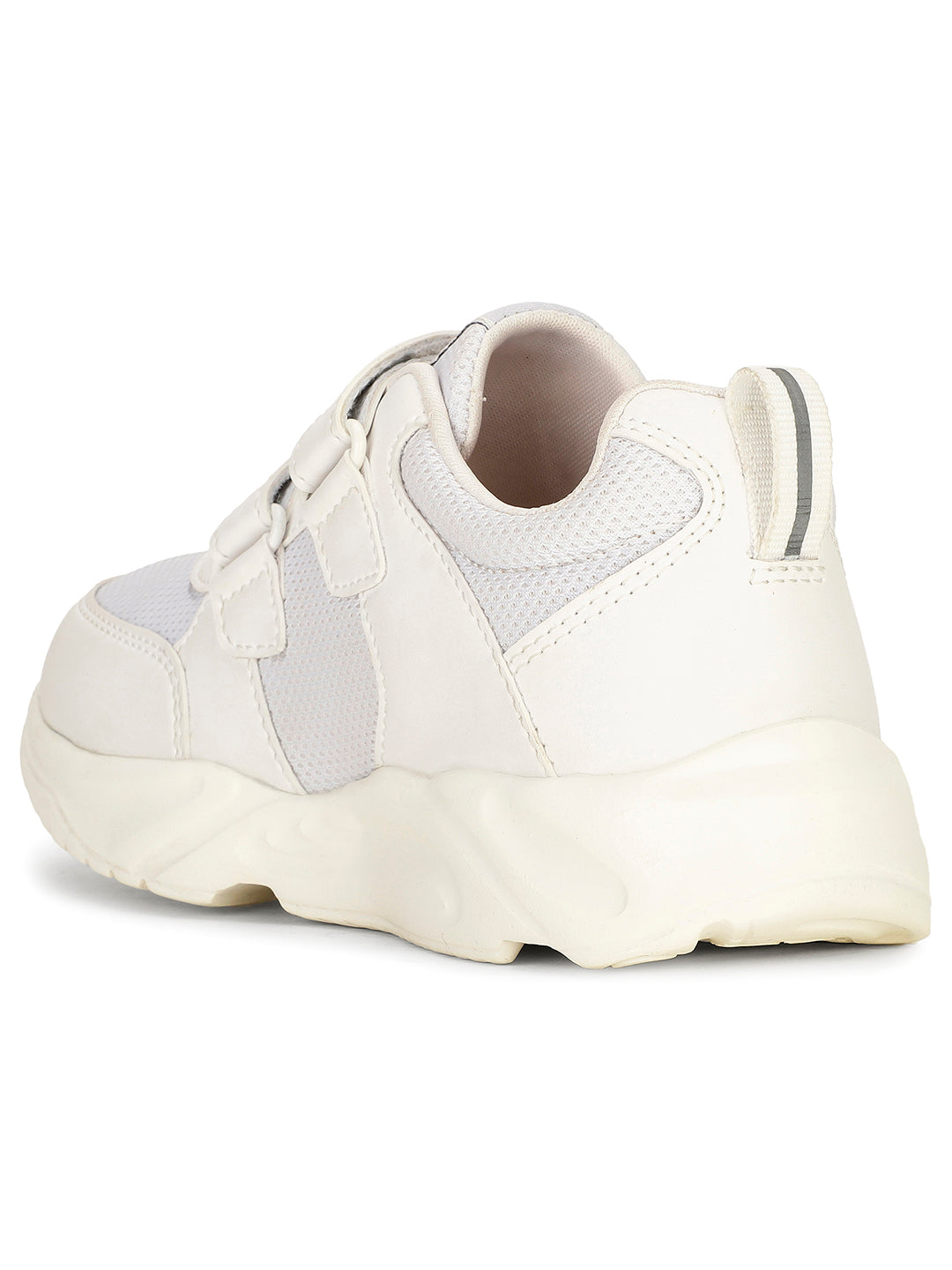 Bata Kids' Unisex White Velcro School Shoes - White