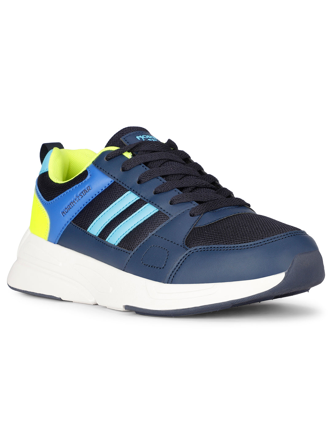 Bata Boy's Navy Blue Casual Lace-up Shoes - Navy Blue - View 1