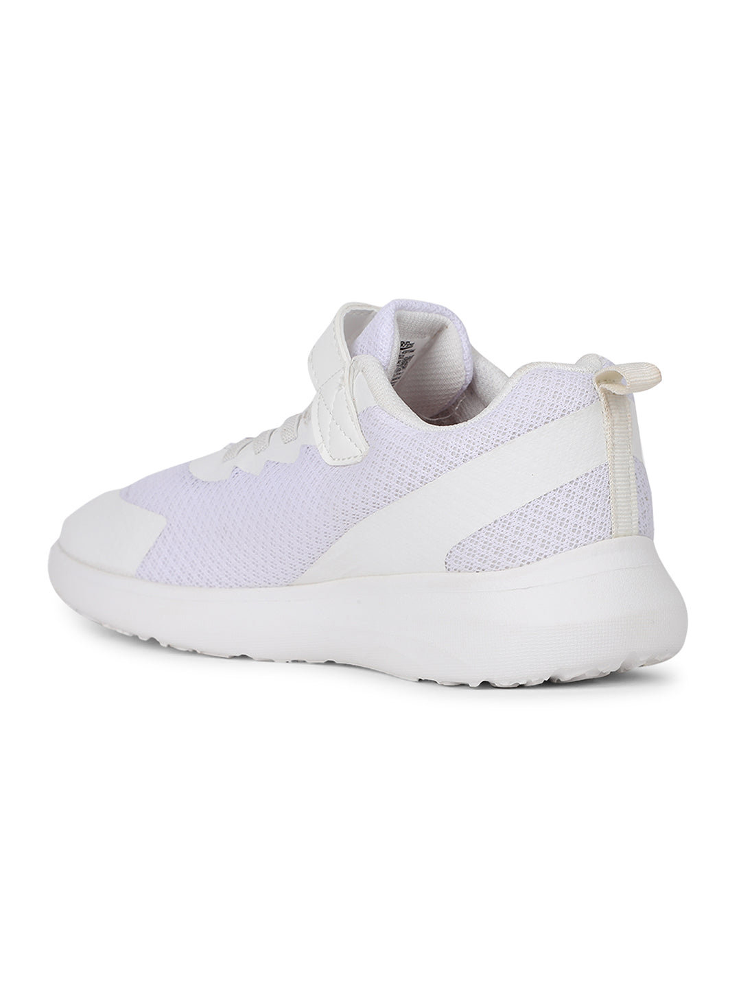 Bata Kids Unisex White Velcro Strap School Shoes - White - View 3
