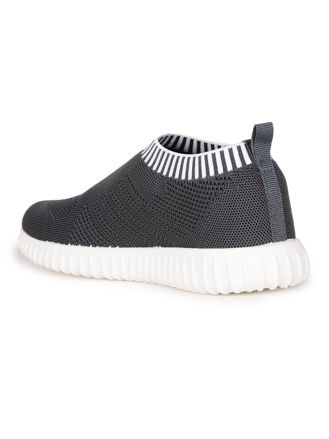 Bata Boy's Grey Casual Slip-on Shoes - Grey - View 3