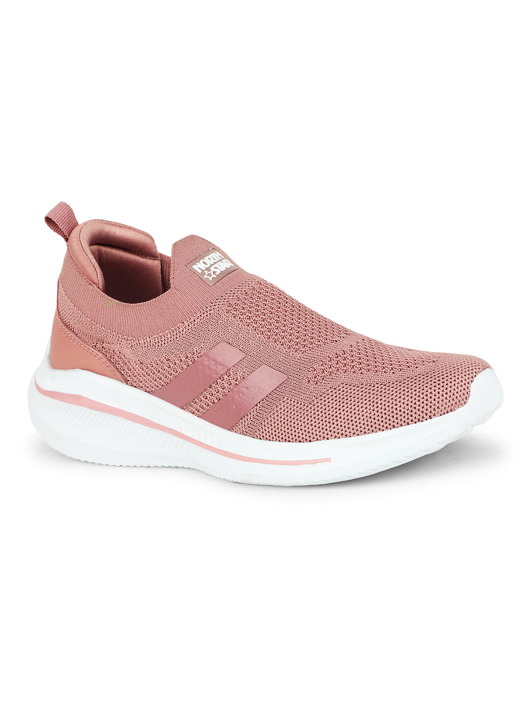 North Star Girl's Pink Casual Slip-on Shoes - Pink - View 1