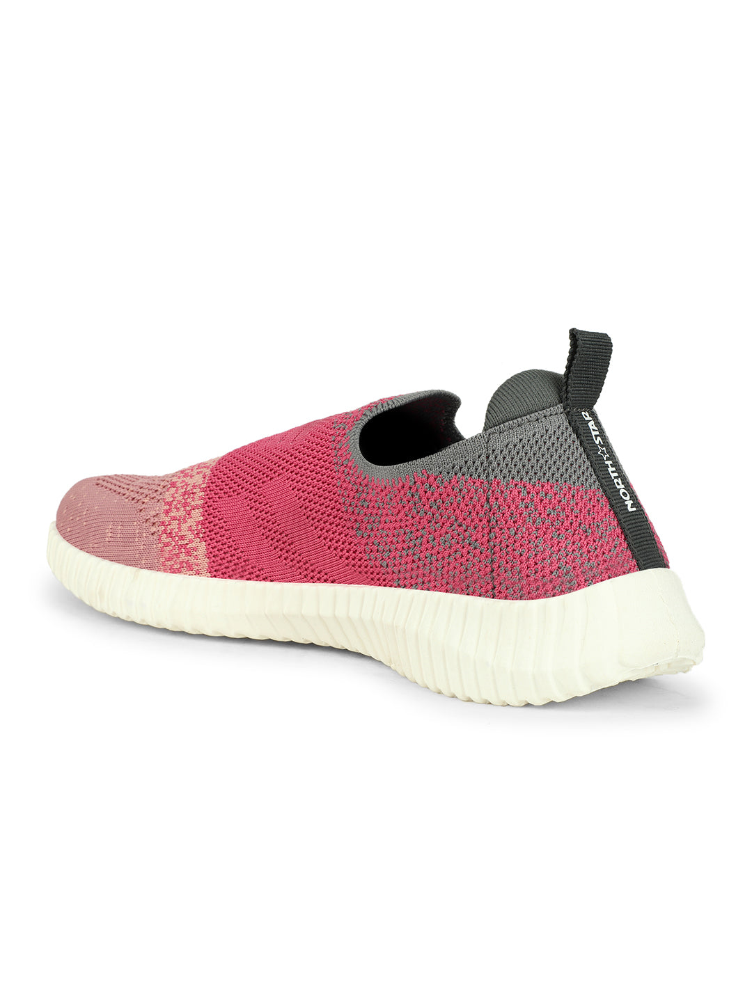 North Star Girl's Pink Casual Slip-on Shoes - Pink - View 3