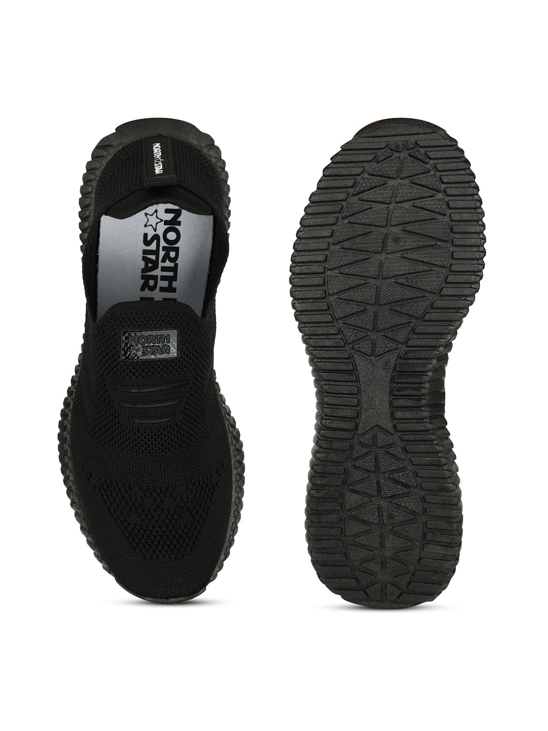 Bata Kids Unisex Black Casual Slip-on Shoes - Black - View 4