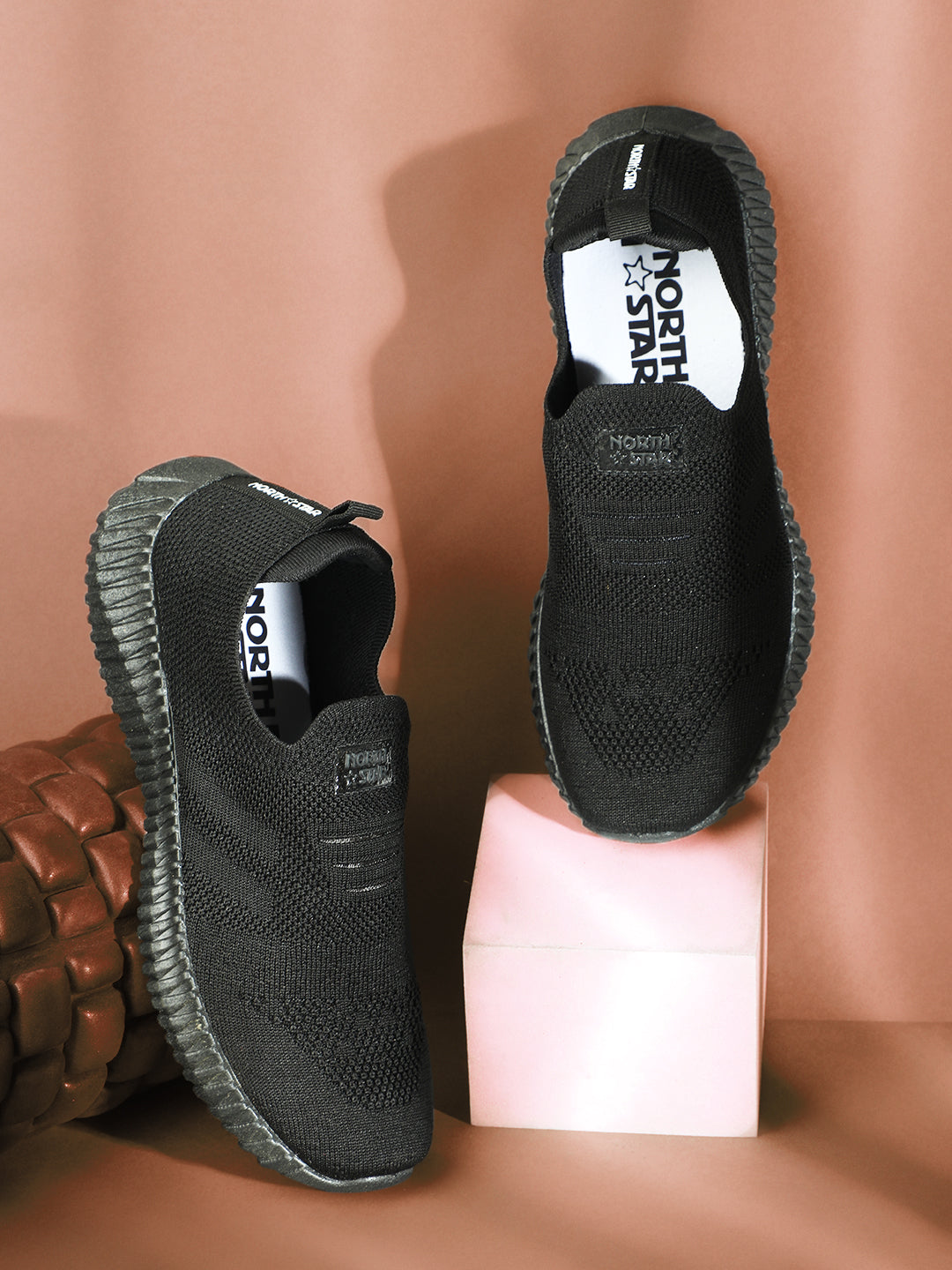 Bata Kids Unisex Black Casual Slip-on Shoes - Black - View 6