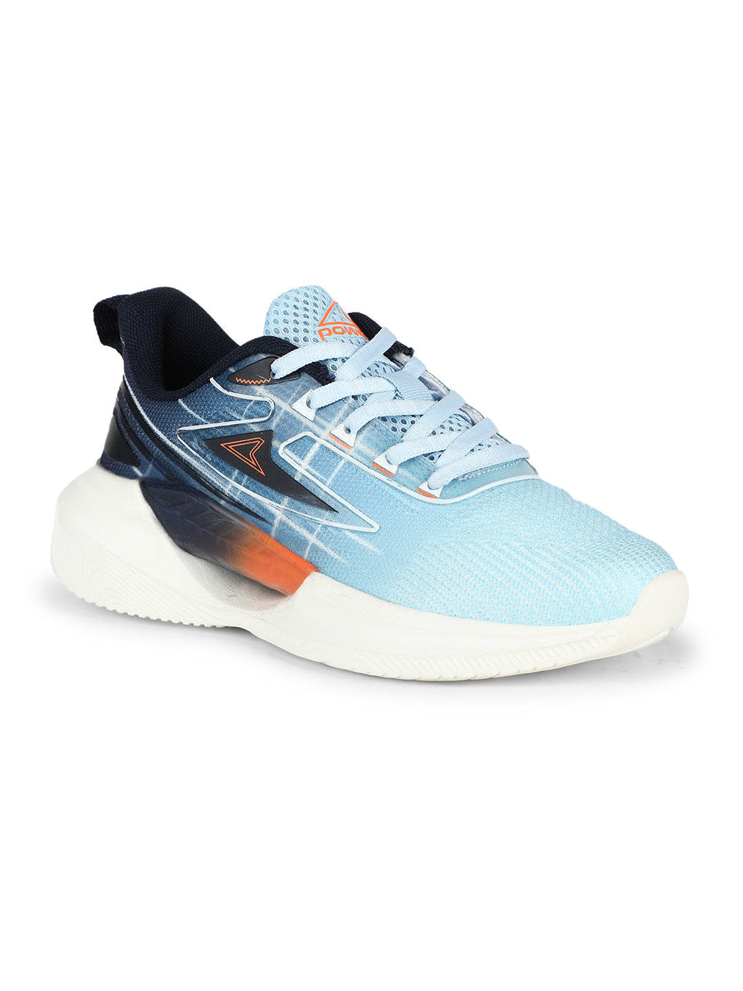 Power Boys Lace-up Sports Shoes - Navy Blue - View 1
