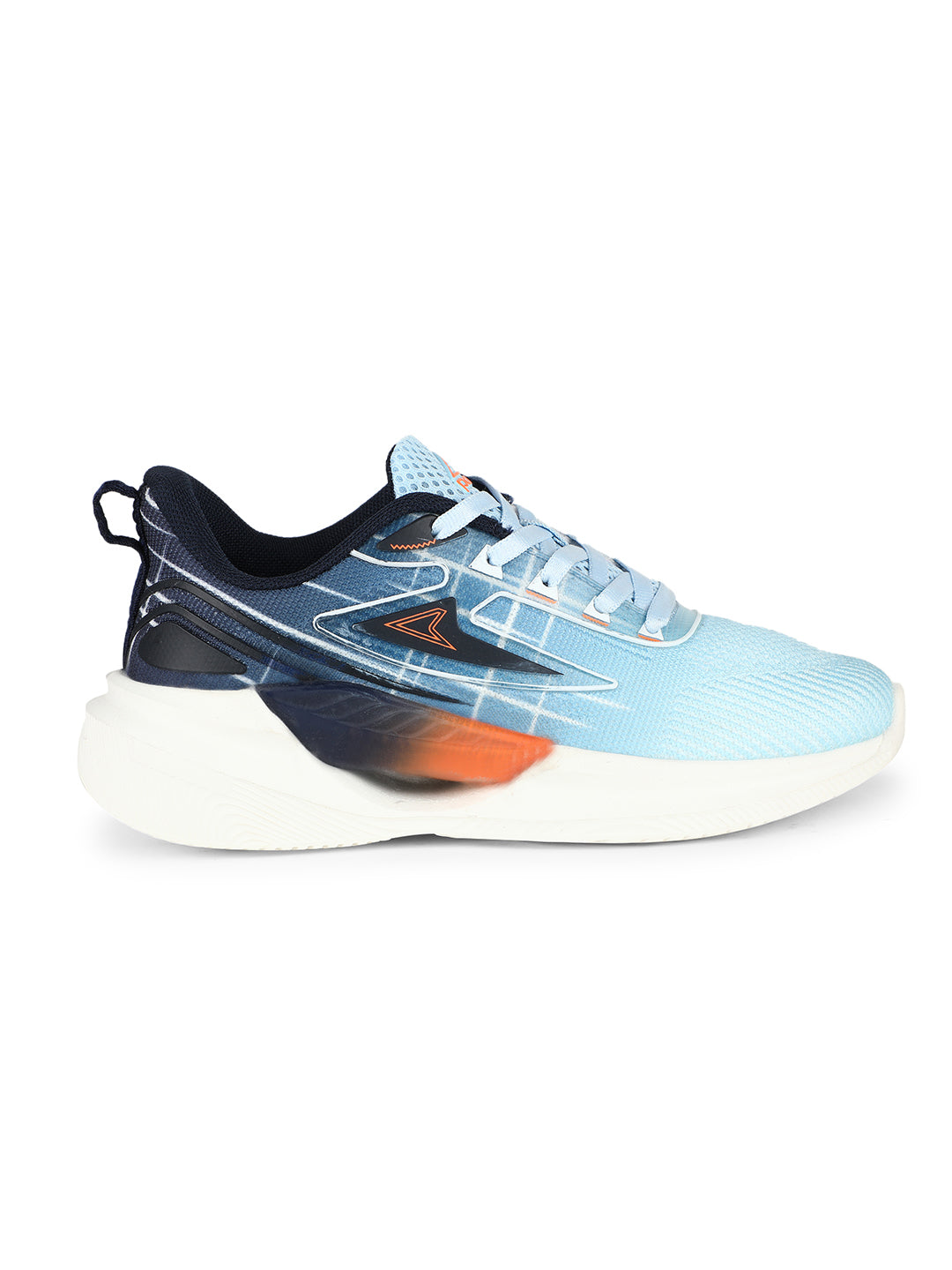 Power Boys Lace-up Sports Shoes - Navy Blue - View 2
