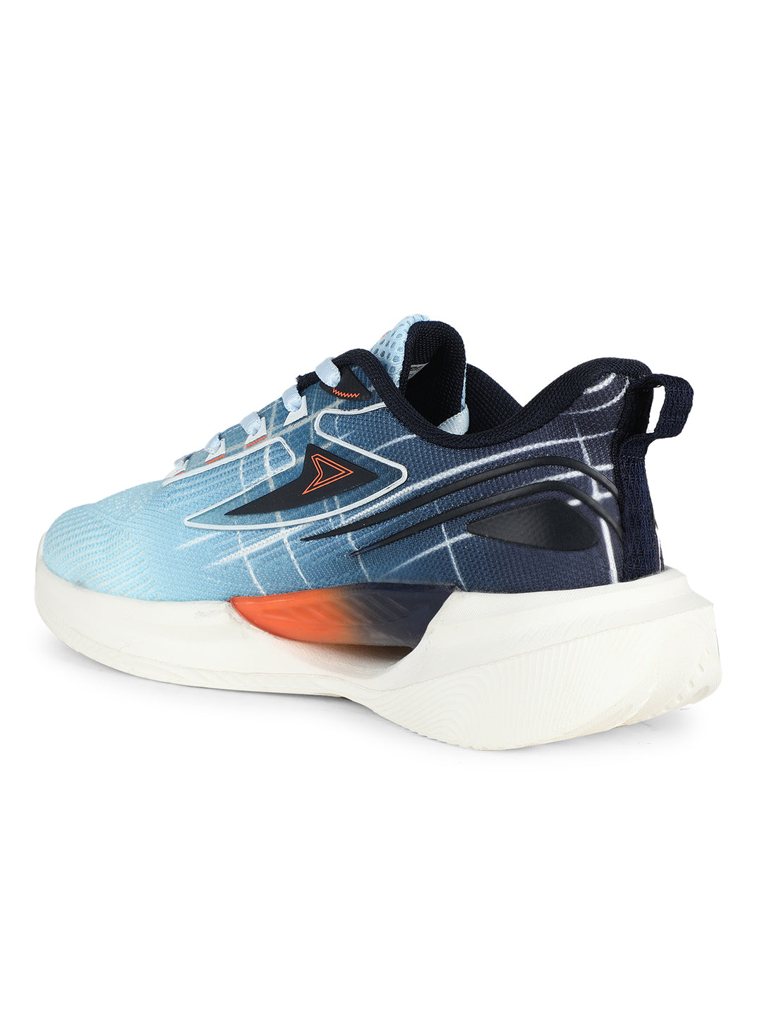 Power Boys Lace-up Sports Shoes - Navy Blue - View 3