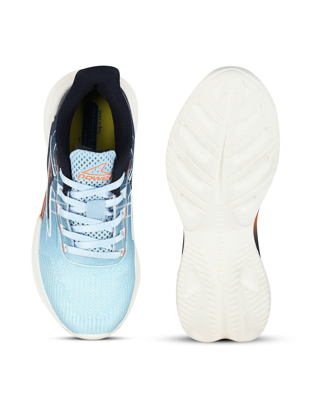 Power Boys Lace-up Sports Shoes - Navy Blue - View 4
