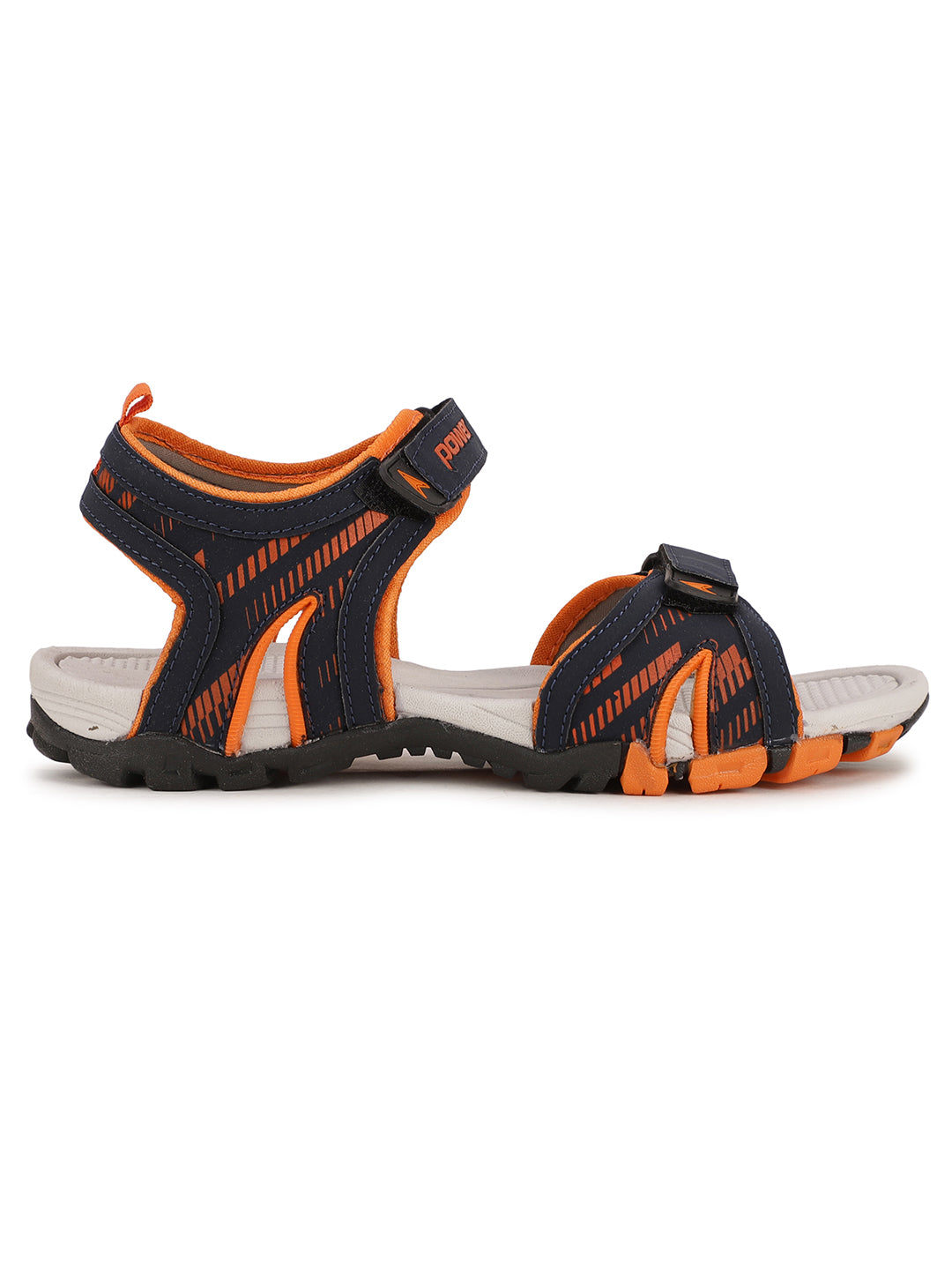 Power Boy's Yellow Velcro Strap Sporty Sandal - Yellow - View 2