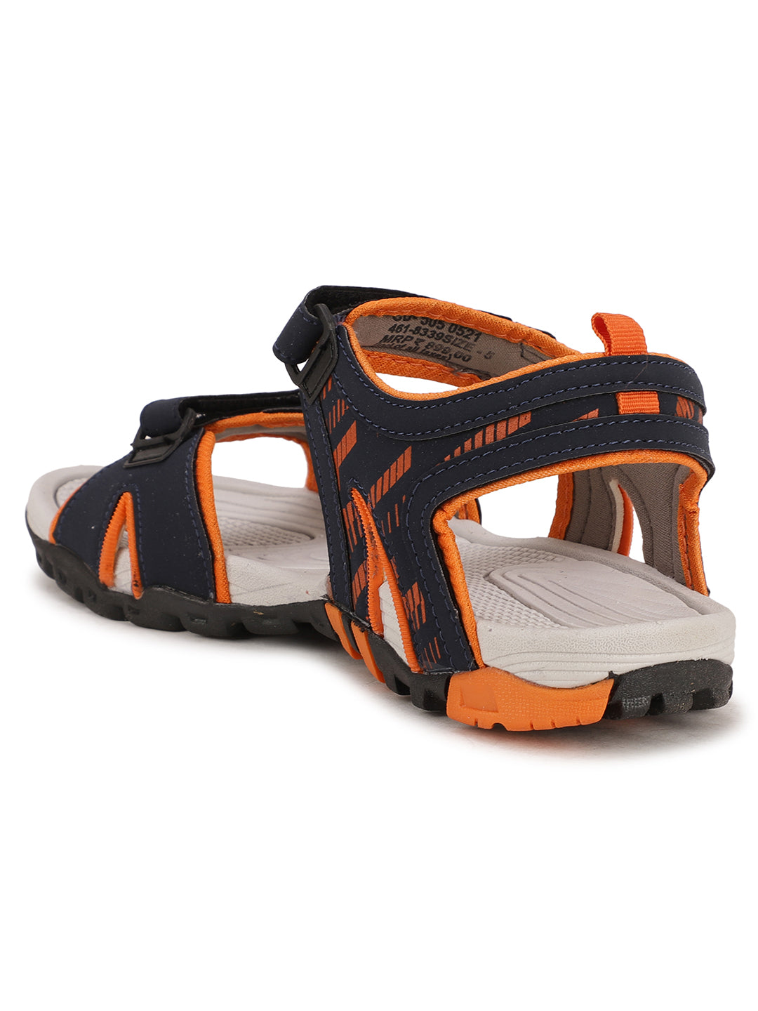 Power Boy's Yellow Velcro Strap Sporty Sandal - Yellow - View 3