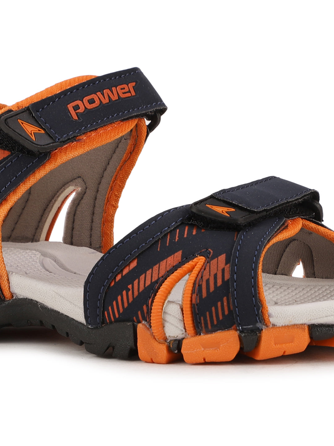 Power Boy's Yellow Velcro Strap Sporty Sandal - Yellow - View 5